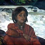 Девочка у водопада (Ребти из Кулу), 1936 г.